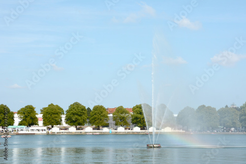 Fontäne im Maschsee - Maschseefest in Hannover photo