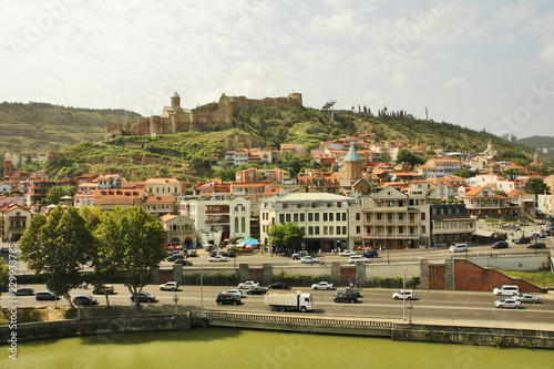 Tbilisi - the capital and the largest city of Georgia, lying on the banks of the Kura River
 #229933785