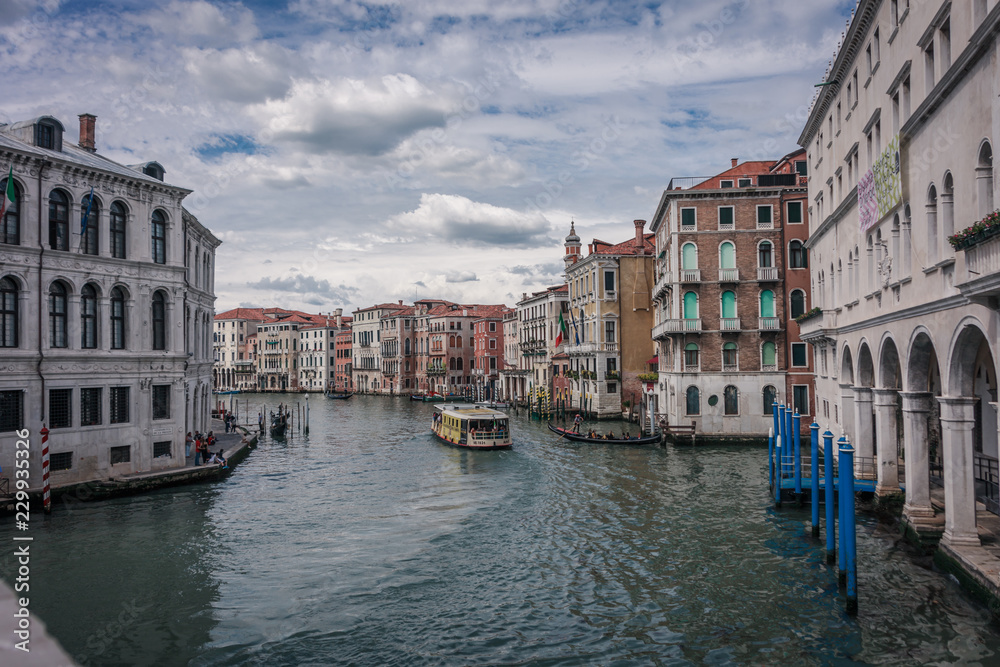 Blick auf Venedig Kanal