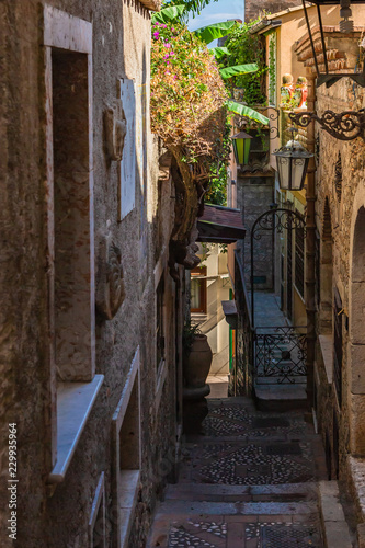 Taormina. Taormina has been main tourist destination in Sicily since the 19th century. Taormina, Sicily, Italy.