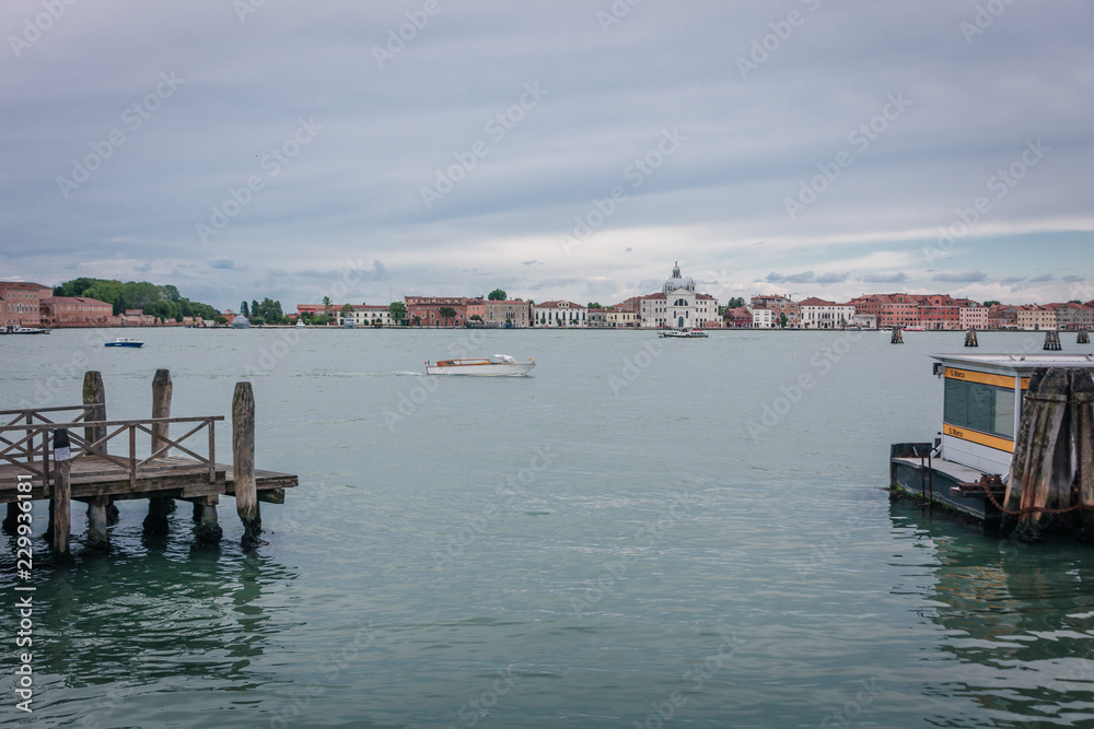 Fototapeta premium Blick auf Lagune Venedig