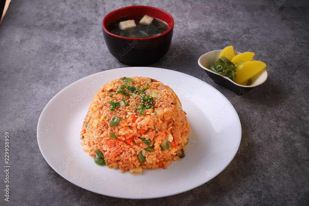 Fried rice with tomato sauce Fried rice with tomato sauce