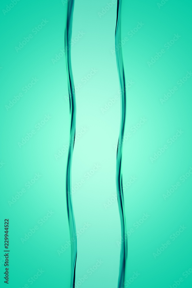 Conceptual background. Two the surface of the water in the turquoise color Conceptual background. Two the surface of the water in the turquoise color
