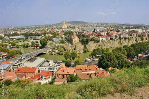Tbilisi - the capital and the largest city of Georgia, lying on the banks of the Kura River
 #229945735