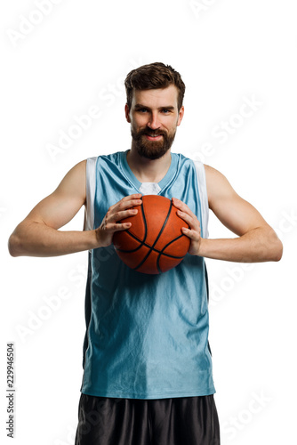 Portrait of basketball player