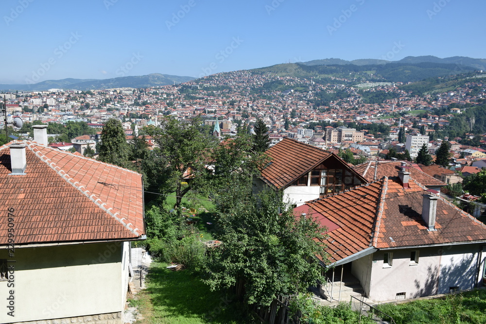 Panoramic View of Sarajevo Panoramic View of Sarajevo