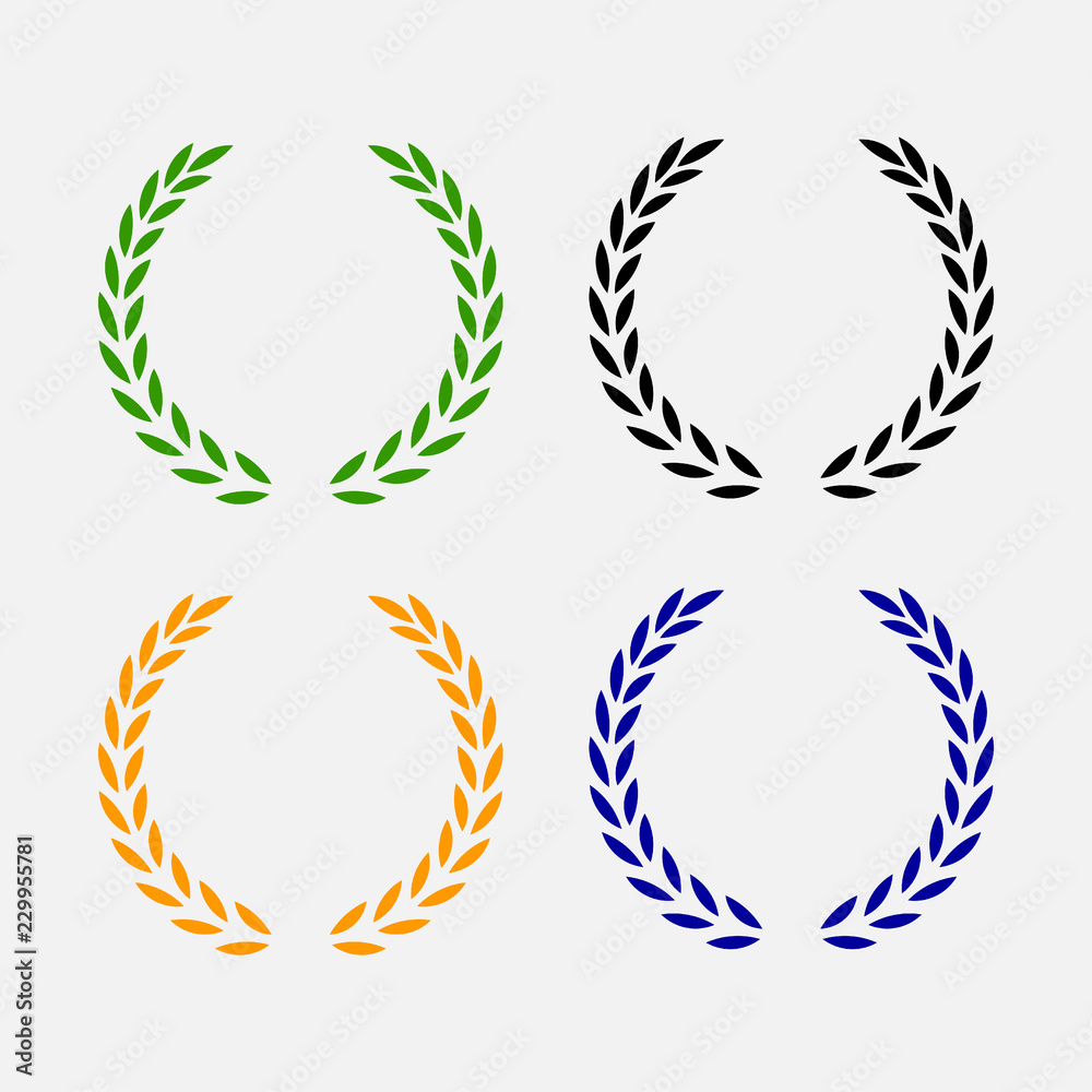 icon laurel wreath, spotrs design icon laurel wreath, spotrs design