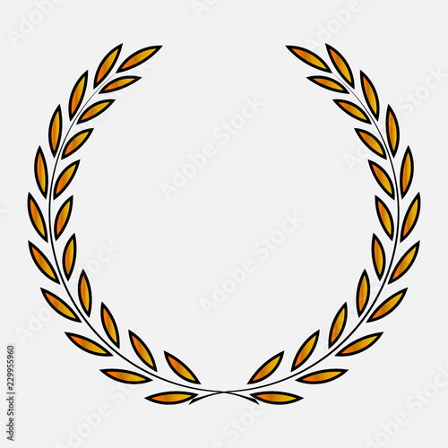 icon laurel wreath, spotrs design