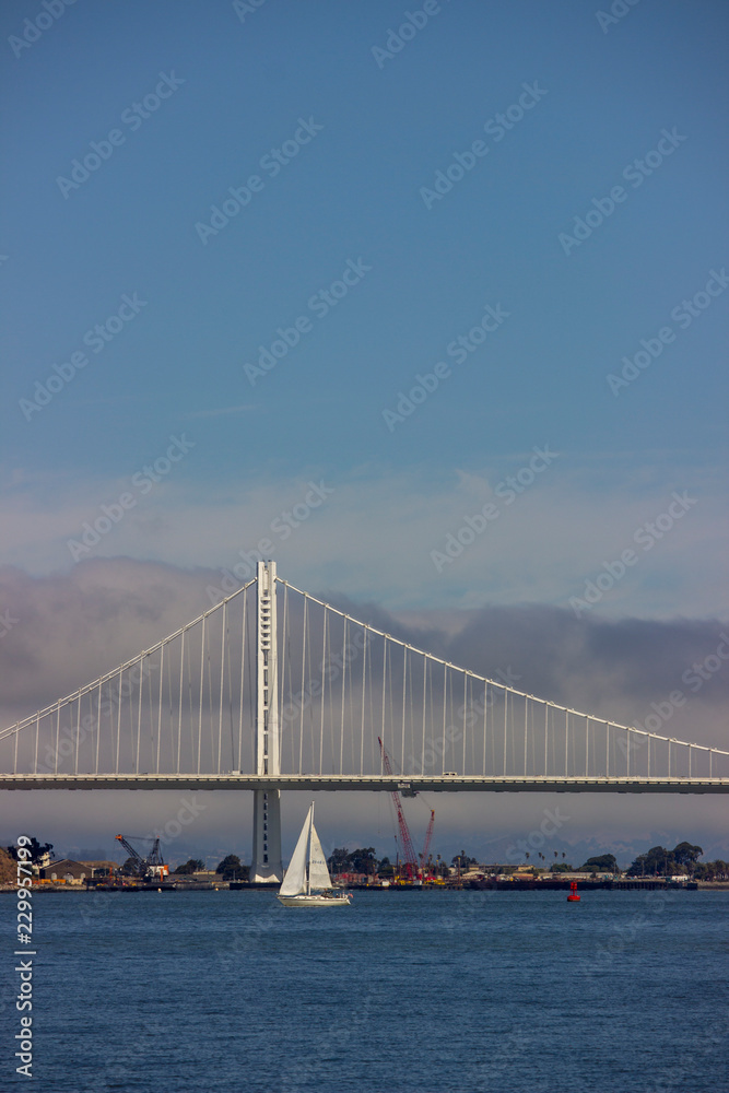 View of San Francisco Bay Bridge from Alameda