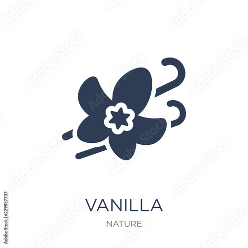 Vanilla icon. Trendy flat vector Vanilla icon on white background from nature collection
