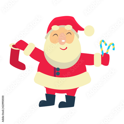 Vector Illustration of Santa Claus