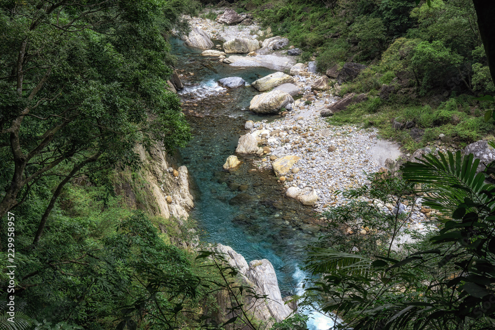 Shakadang trail and river Shakadang trail and river