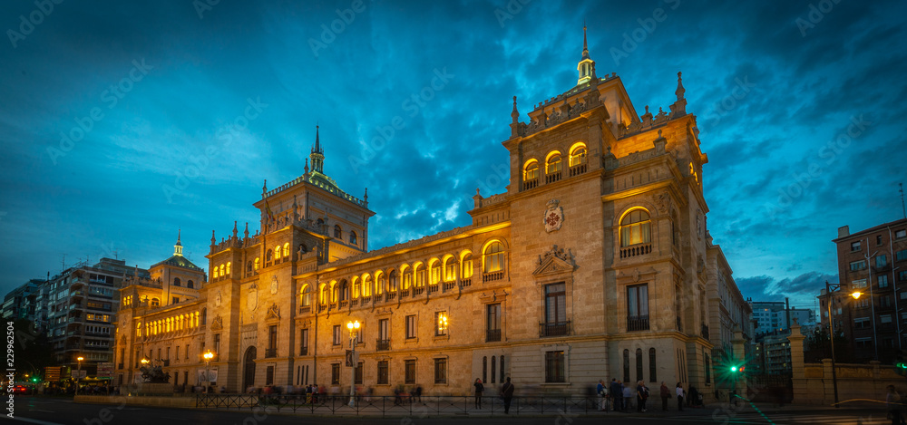 Valladolid ciudad histórica y cultural, España,