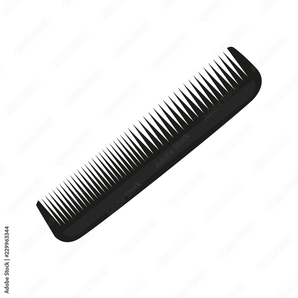 hairbrush icon vector