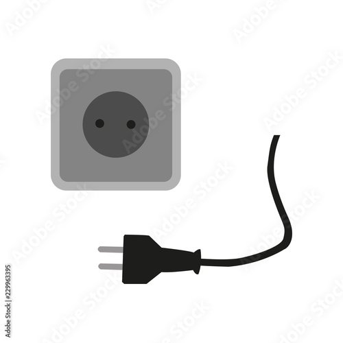 electrical plug and power socket