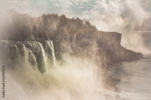 The famous Niagara Falls