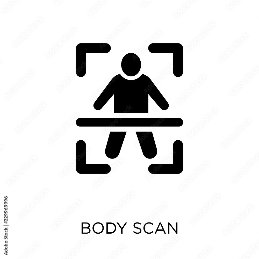 Body scan icon. Body scan symbol design from Artificial Intellegence ...