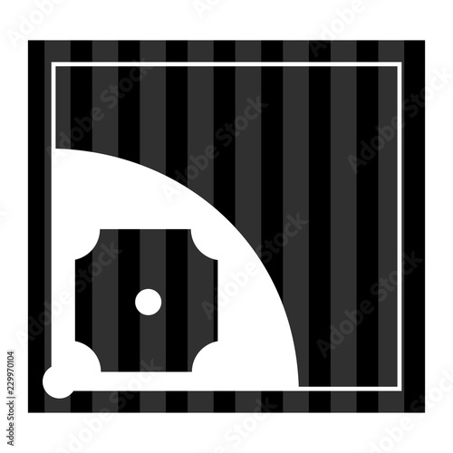 Baseball playing field