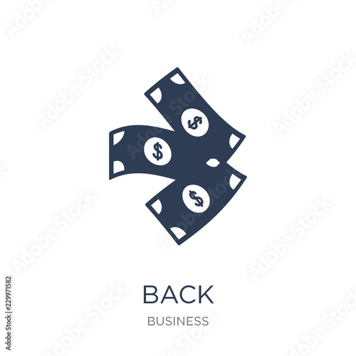 Greenback icon. Trendy flat vector Greenback icon on white background from Business collection