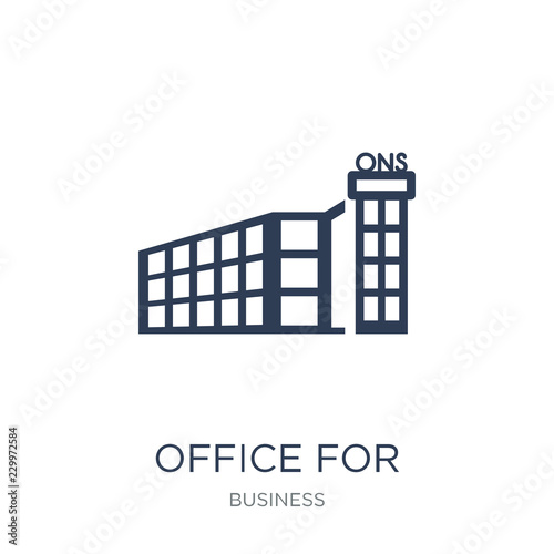 Office for National Statistics (ONS) icon. Trendy flat vector Office for National Statistics (ONS) icon on white background from Business collection photo