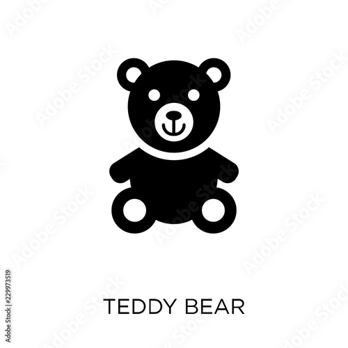 Teddy bear icon. Teddy bear symbol design from Birthday and Party collection.