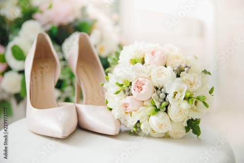 Wedding accessories bride bouquet