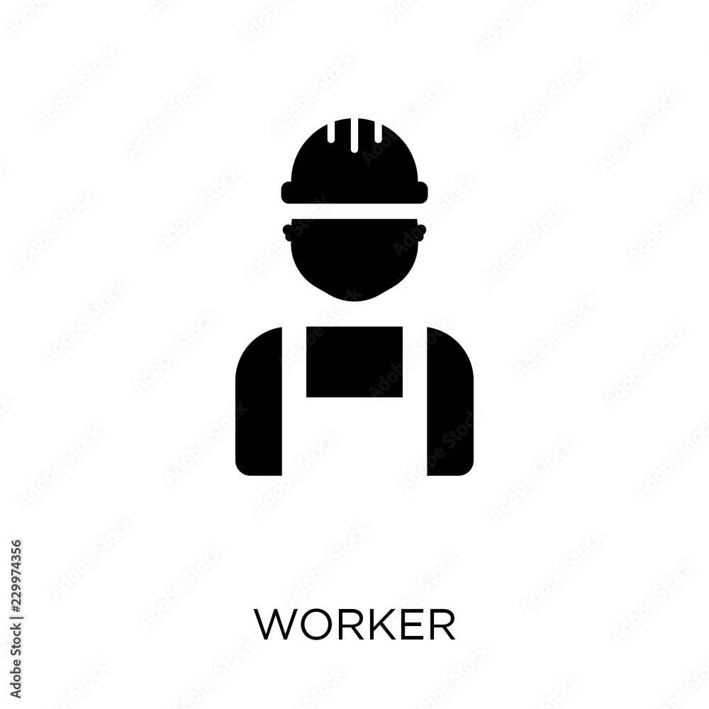 Worker icon. Worker symbol design from Business collection.