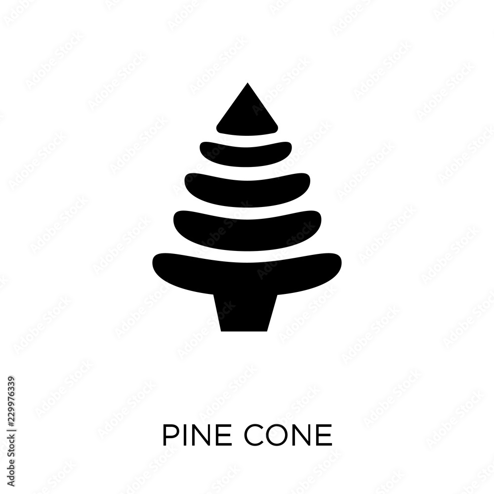 Pine cone icon. Pine cone symbol design from Christmas collection. Pine cone icon. Pine cone symbol design from Christmas collection.