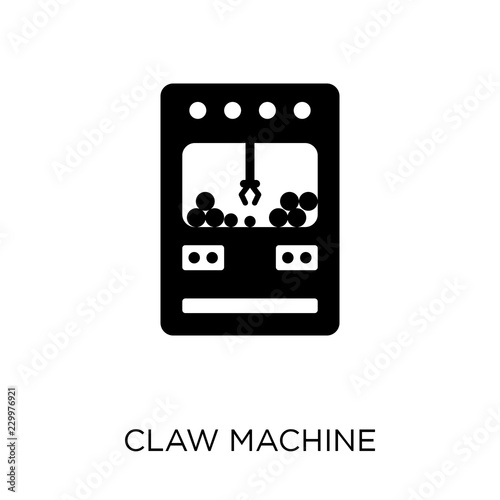 Claw machine icon. Claw machine symbol design from Circus collection.