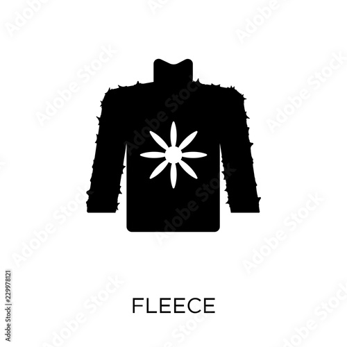 Fleece icon. Fleece symbol design from Clothes collection.