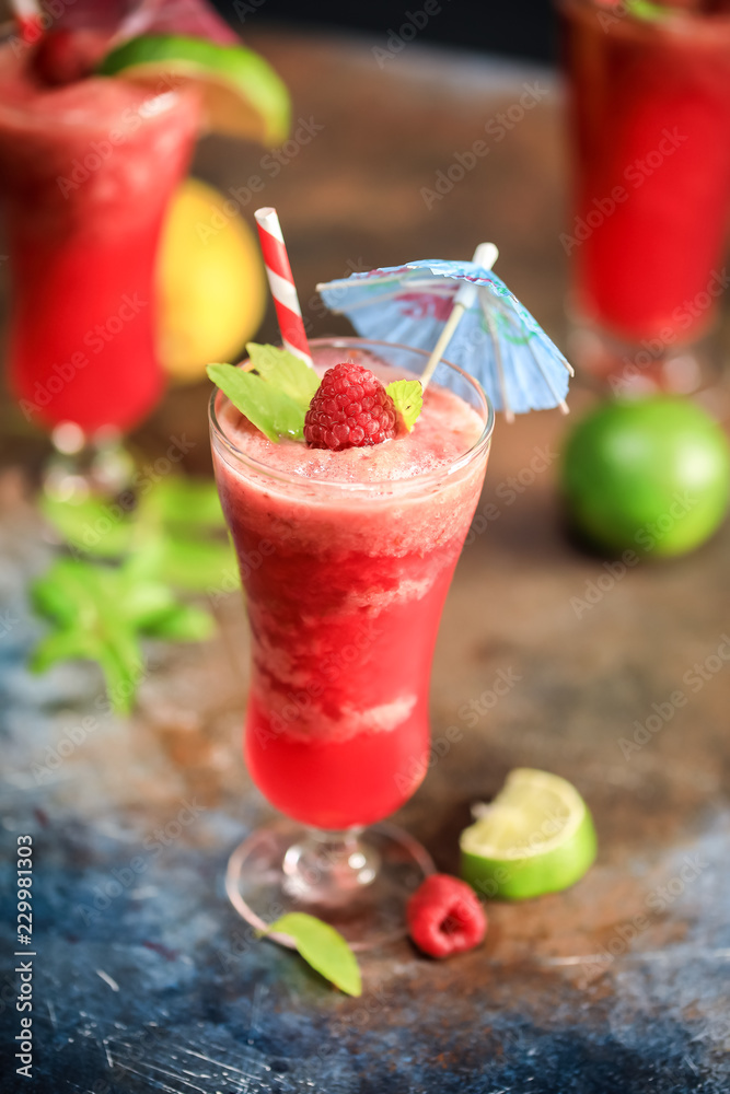Raspberry Slush Party Punch, Beach Drink