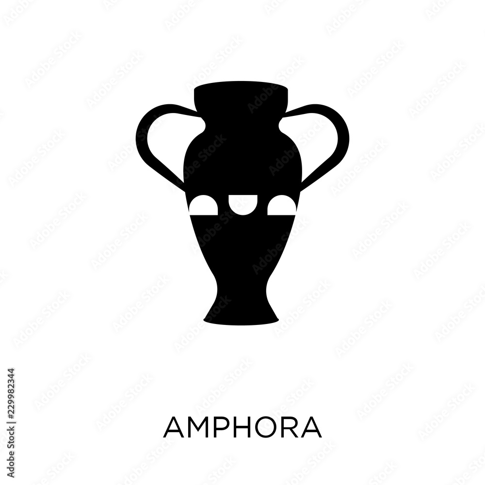 Amphora icon. Amphora symbol design from Desert collection.