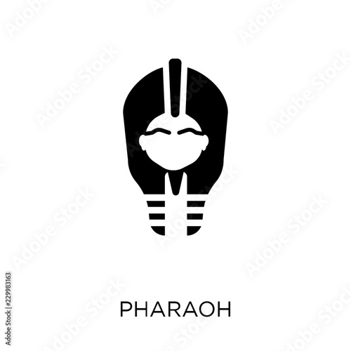 Pharaoh icon. Pharaoh symbol design from Desert collection.