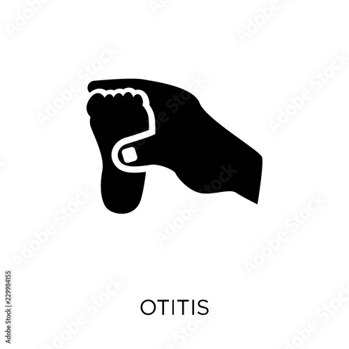 Otitis icon. Otitis symbol design from Diseases collection.