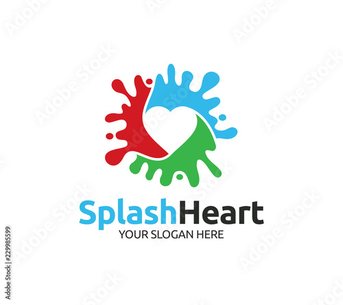 Splash Heart Logo
