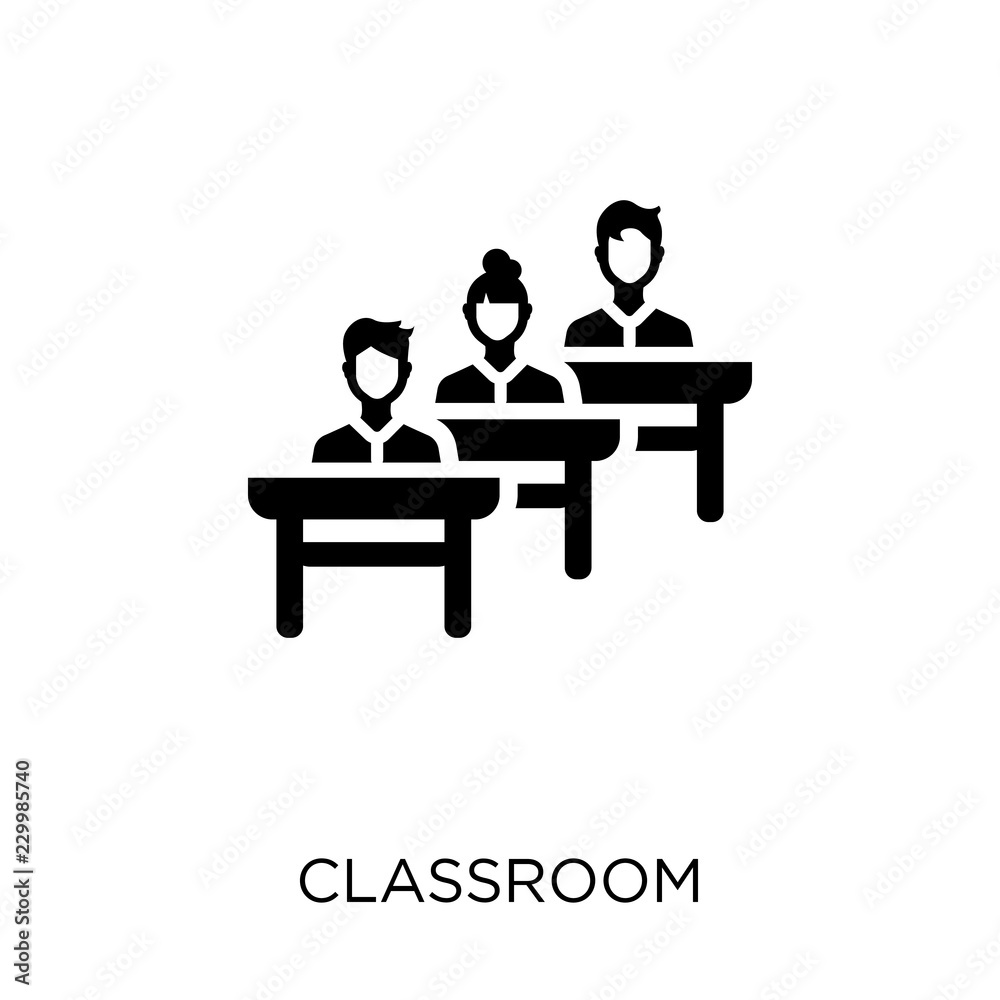 Classroom Icon Classroom Symbol Design From Education Collection classroom-icon-classroom-symbol-design-from-education-collection