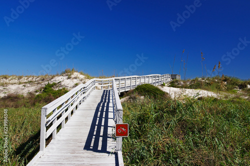 Anastasia State Park in St. Augustine is good destination for winter sun holidays, Florida, USA