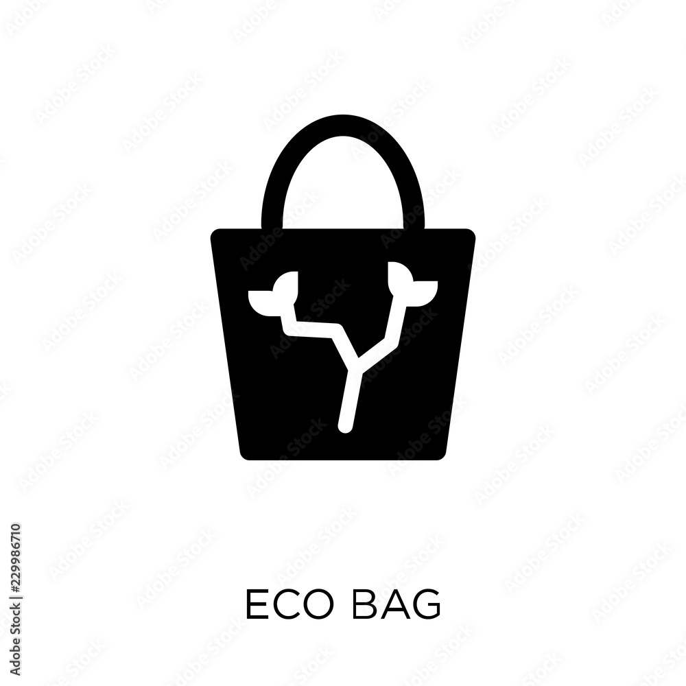 Eco bag icon. Eco bag symbol design from Ecology collection. Eco bag icon. Eco bag symbol design from Ecology collection.