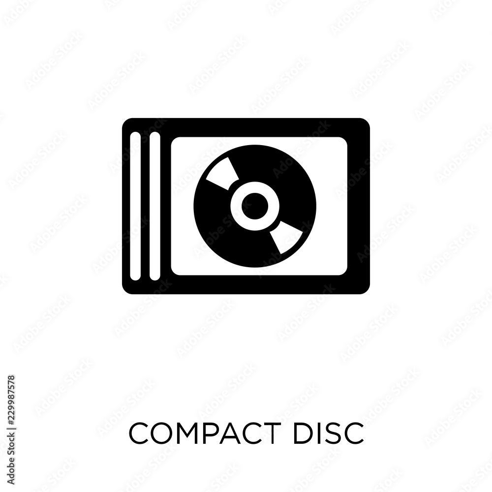 Compact disc icon. Compact disc symbol design from Electronic devices collection. Simple element vector illustration. Can be used in web and mobile. Compact disc icon. Compact disc symbol design from Electronic devices collection. Simple element vector illustration. Can be used in web and mobile.