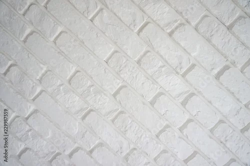 Obraz Nowoczesna ściana pokryta białym kamieniem