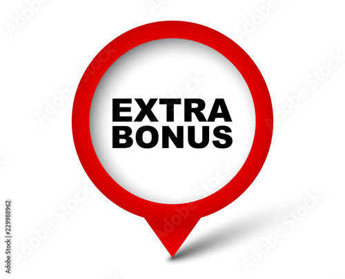 Free Download red vector banner extra bonus - GFXLoad
