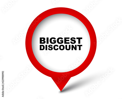 Free Download red vector banner biggest discount - GFXLoad