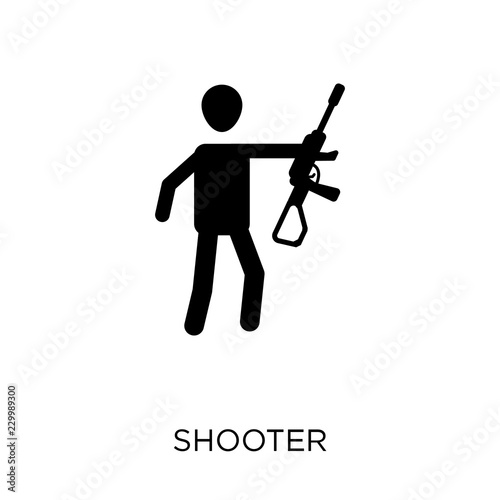 Shooter icon. Shooter symbol design from Arcade collection. Simple element vector illustration. Can be used in web and mobile.