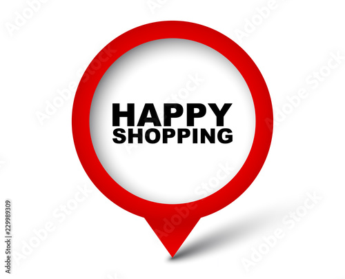 red vector banner happy shopping Free Download red vector banner happy shopping - GFXLoad