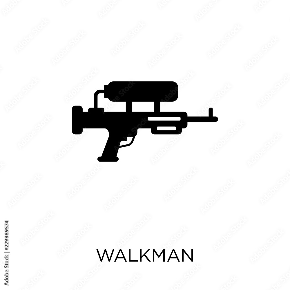 Walkman icon. Walkman symbol design from Entertainment collection. Simple element vector illustration. Can be used in web and mobile.