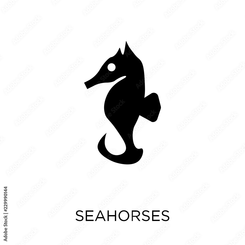 Seahorses icon. Seahorses symbol design from Fairy tale collection.