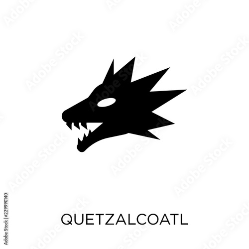 Quetzalcoatl icon. Quetzalcoatl symbol design from Fairy tale collection.