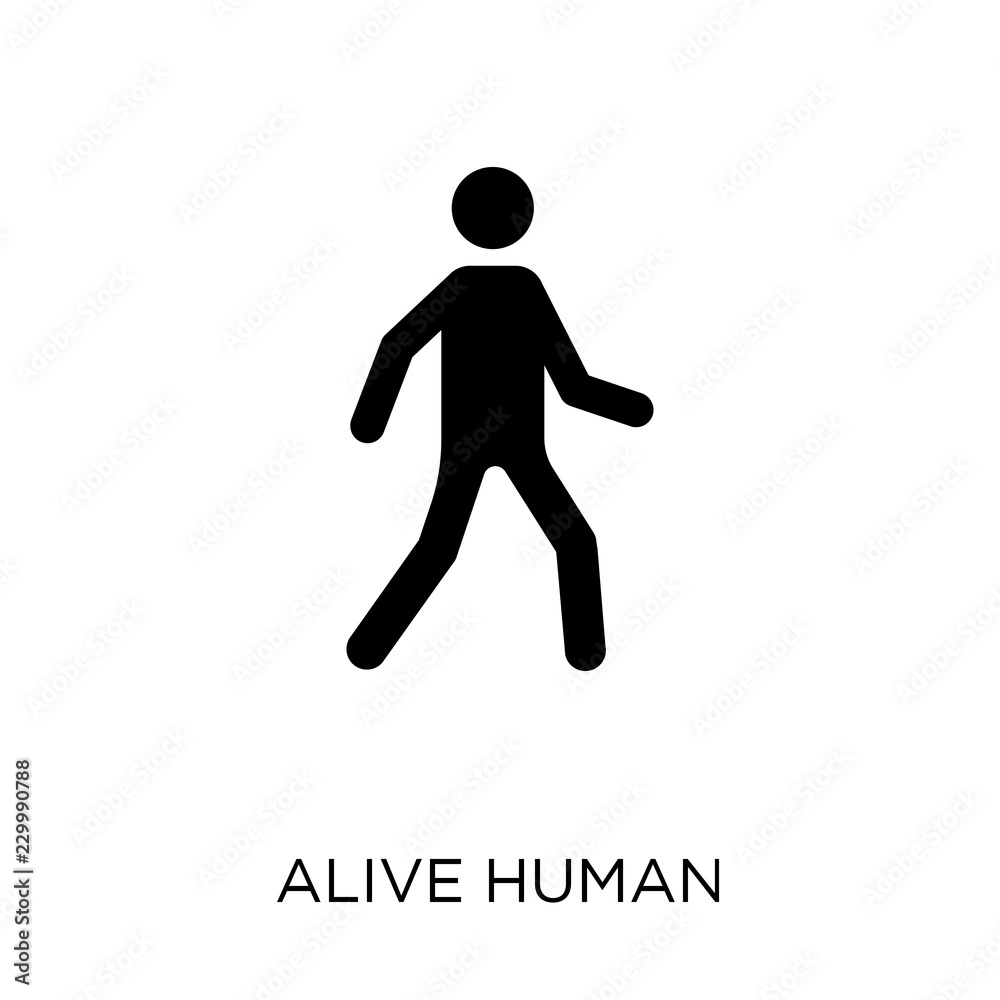 alive human icon. alive human symbol design from Feelings collection. alive human icon. alive human symbol design from Feelings collection.
