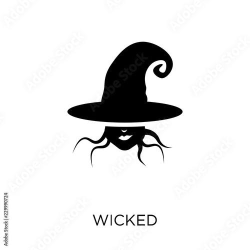 wicked icon. wicked symbol design from Fairy tale collection.