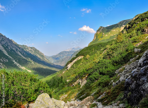 panorama of the Tatra Mountains